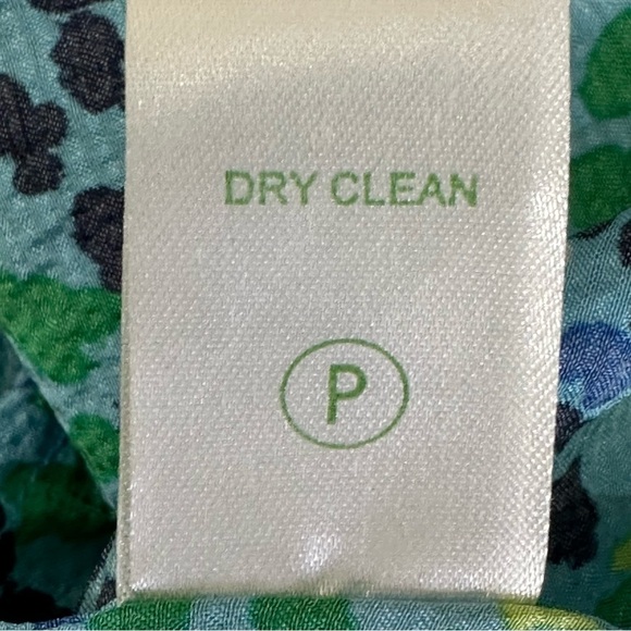 Lilly Pulitzer Silk Tank Top Blue Ruffle keyhole halter neckline - Picture 4 of 6